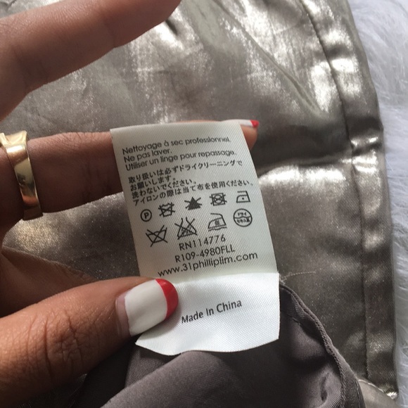 3.1 Phillip Lim liquid silver tunic dress - Picture 7 of 7